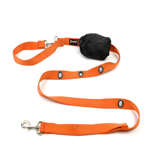 Smoochy Poochy Nylon Hands-Free Leash 6&#39; - Various Colours