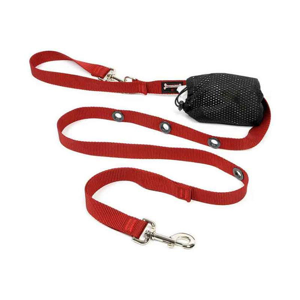 Smoochy Poochy Nylon HandsFree Leash 6' Various Colours Wooftown.ca