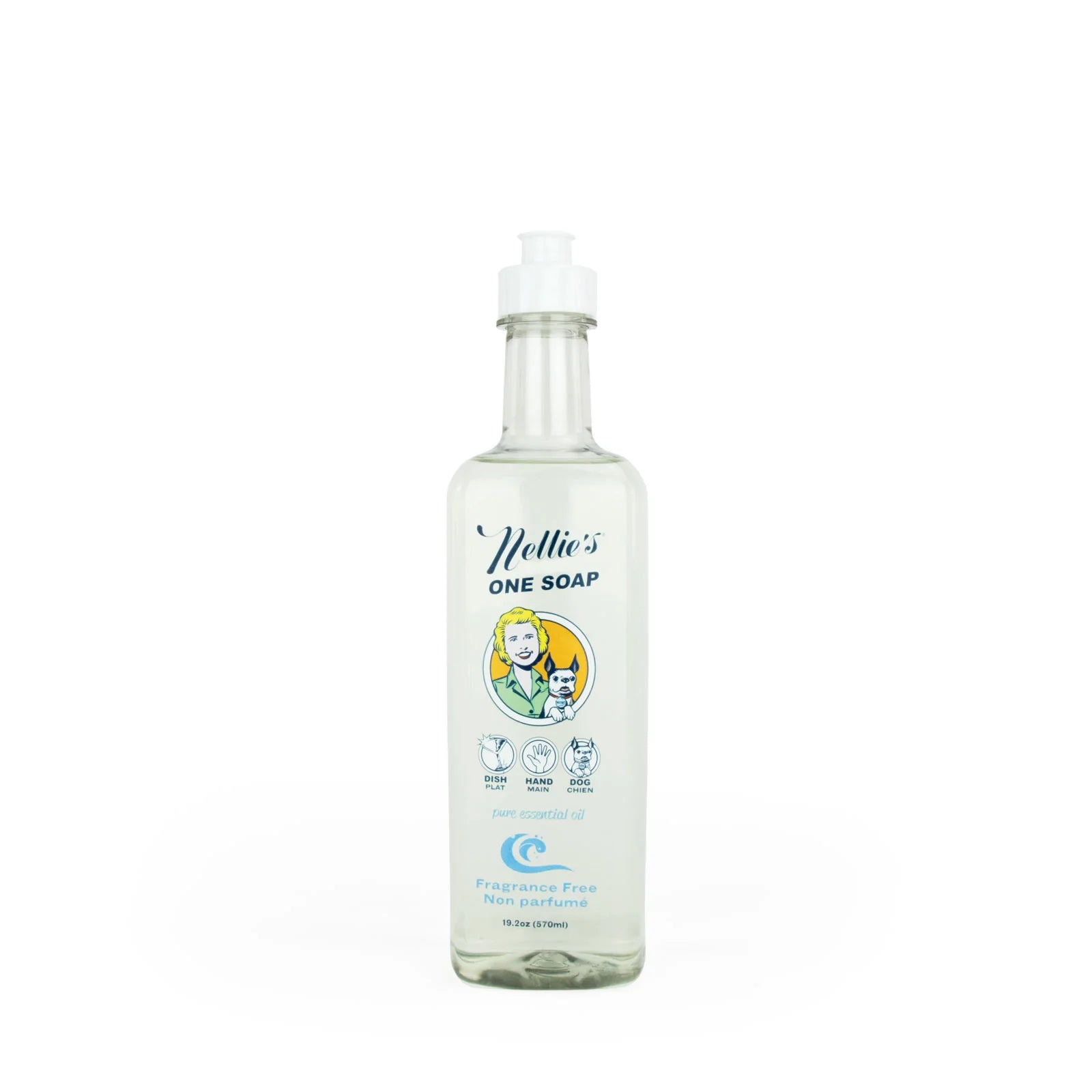 Nellie's One Soap - Fragrance Free (570ml)