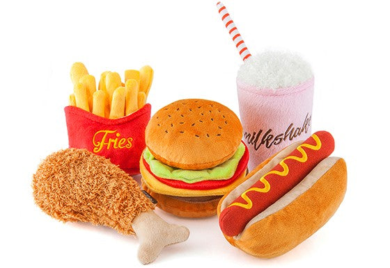 P.L.A.Y. Classic Takeout Food Milkshake Dog Toy