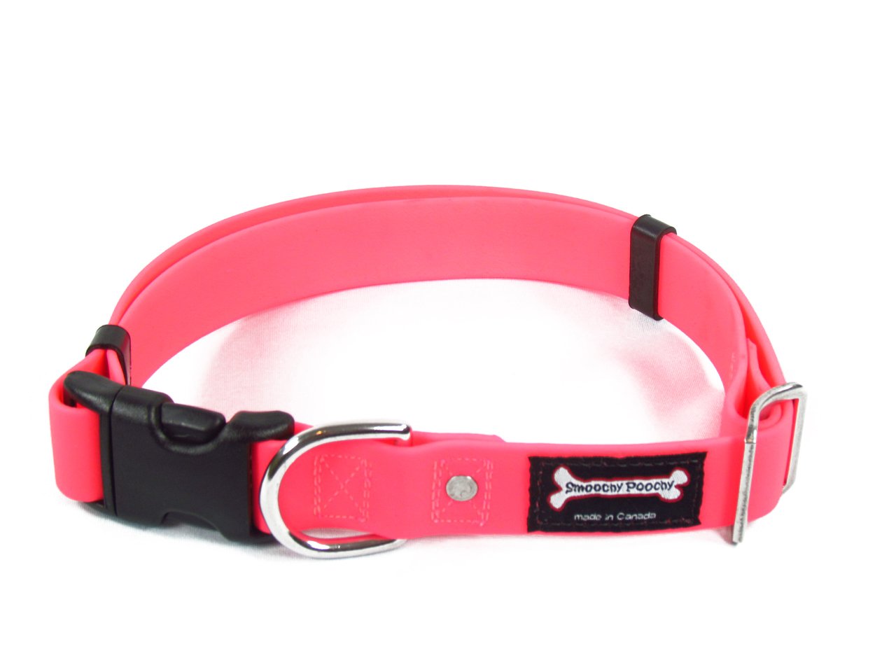 Smoochy Poochy Polyvinyl Quick Release Clip Collar - Various Colours