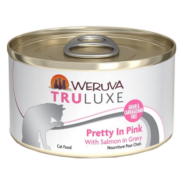 Weruva Truluxe Pretty in Pink Salmon in Gravy GF Canned Cat Food (6oz/170g)