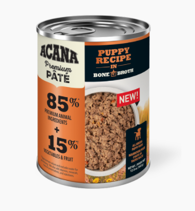Acana Premium Paté - Puppy Recipe in Bone Broth Canned Dog Food (12.8oz/363g)