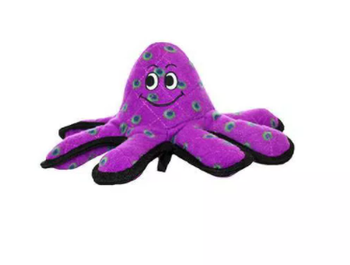 Tuffy Ocean Creatures - Purple Octopus Dog Toy (S)