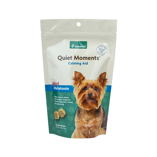 NaturVet Dog Quiet Moments Calming Aid Soft Chews 65ct 5oz 143g