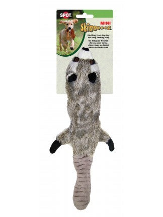 SPOT Skinneeez - Raccoon for Mini/Small Dogs Dog Toy (14")