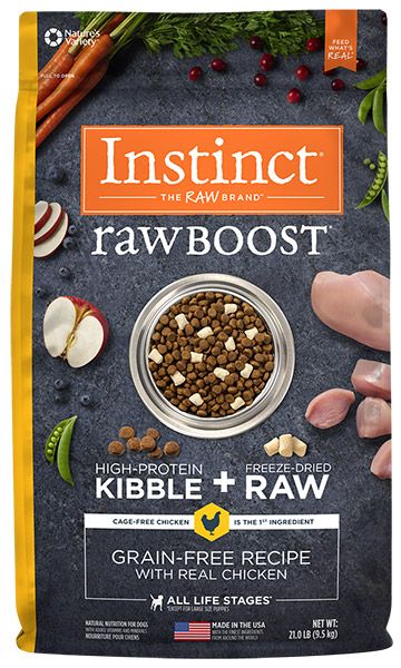 Instinct RAWBOOST Real Chicken GF Dog Food (9.52kg/21lb)