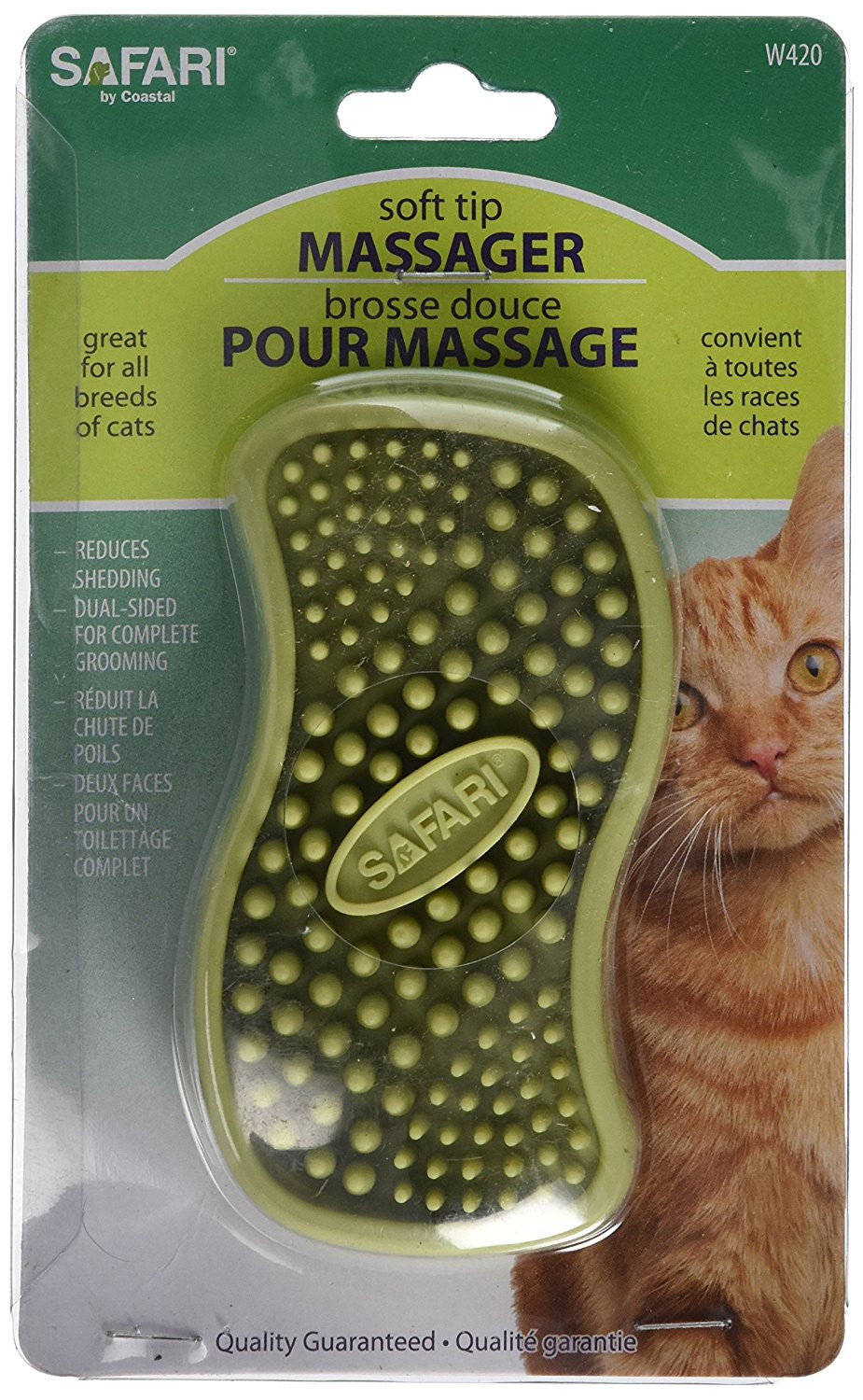 Safari Soft Tip Massager Cat Brush