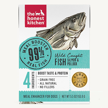 The Honest Kitchen Dog Food Meal Booster - 99%  Salmon & Pollock (5.5oz/155.9g)