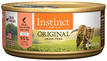 Instinct Original Real Salmon GF Canned Cat Food (5.5oz/156g)