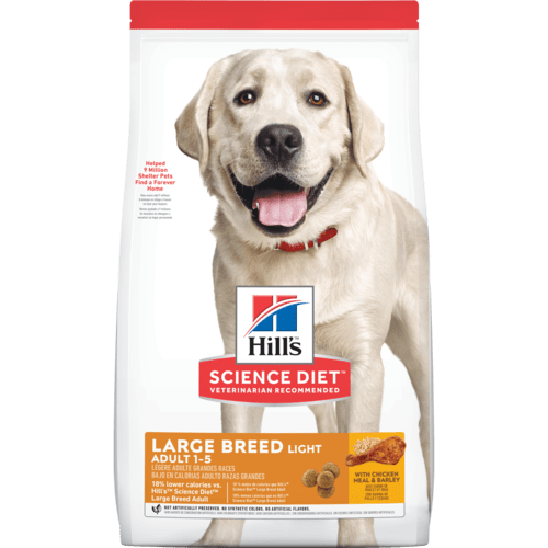 Hill's Science Diet Large Breed Light Adult Dog Food (13.6kg/30lb)