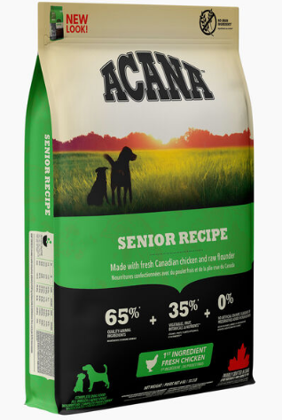 Geriatric best sale dog food