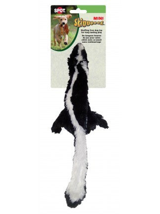 SPOT Skinneeez - Skunk for Mini/Small Dogs Dog Toy (14")