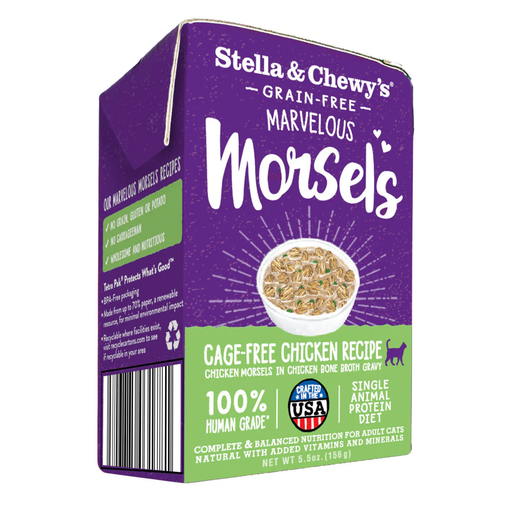 Stella & Chewy's Marvellous Morsels - Chicken GF Wet Cat Food (5.5oz/1 