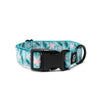 Lucy &amp; Co. Dilly Lily - Blue &amp; Pink - Adjustable Buckle Clip Dog Collar