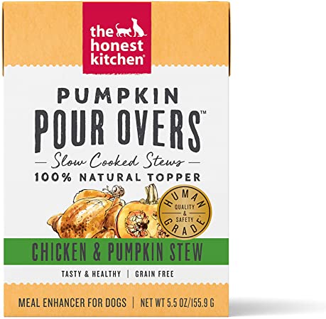 The Honest Kitchen Dog Pour Over Chicken & Pumpkin Stew (5.5oz/155.9g)