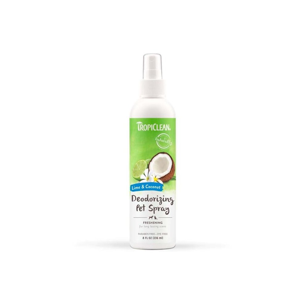 TropiClean Lime and Coconut Deodorizing Pet Spray (8oz/236ml)
