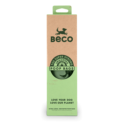 Beco Super Strong Degradable Unscented Dispenser Roll Poop Bags (300 bags)