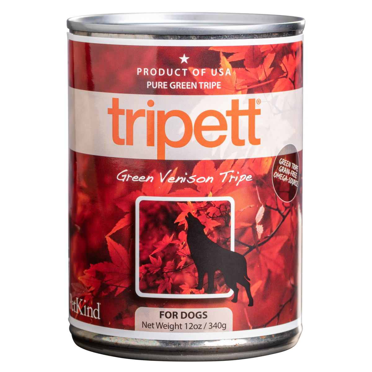 Tripett Green Venison Tripe GF Canned Dog Food (13.2oz)
