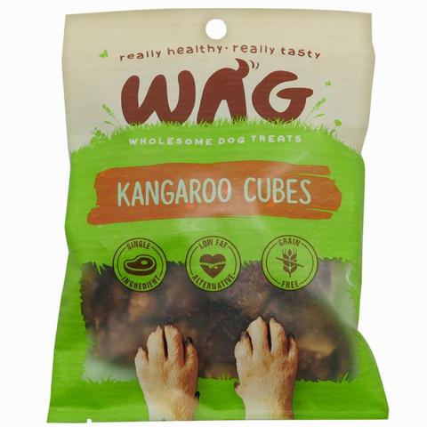 Wag Dog Treat Kangaroo Cubes (1.76oz/50g)