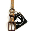Wooftown French Leather Leash - Brown/Copper (5/8&quot;)