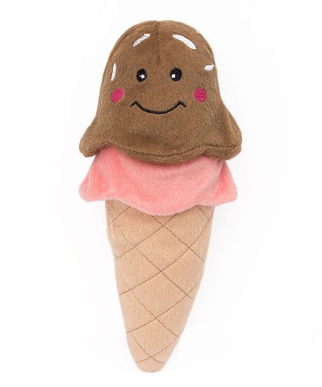 Zippy Paws NomNomz Ice Cream Cone Dog Toy
